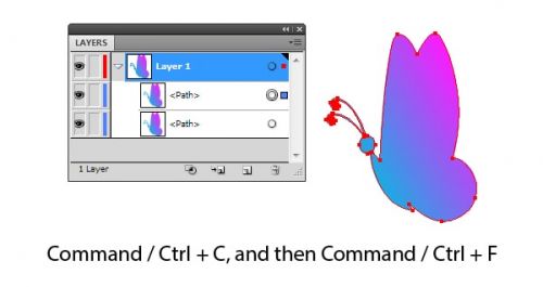 آموزش جابجایی و تکثیر اشکال در ایلوستریتور